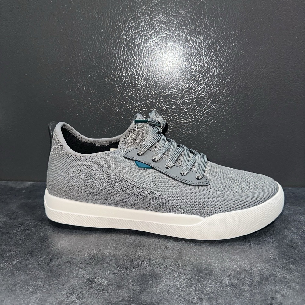 Vessi Weekend Sneaker Womens Size 8 Waterproof Shoes Concrete Grey Mens 7 EUC - Picture 2 of 12
